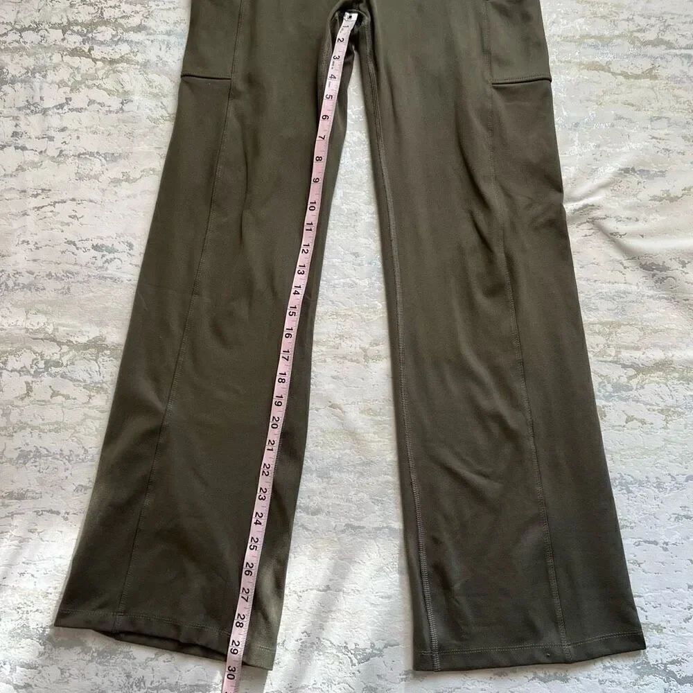 Eddie Bauer Green Cargo Style Leggings - Picture 7 of 11